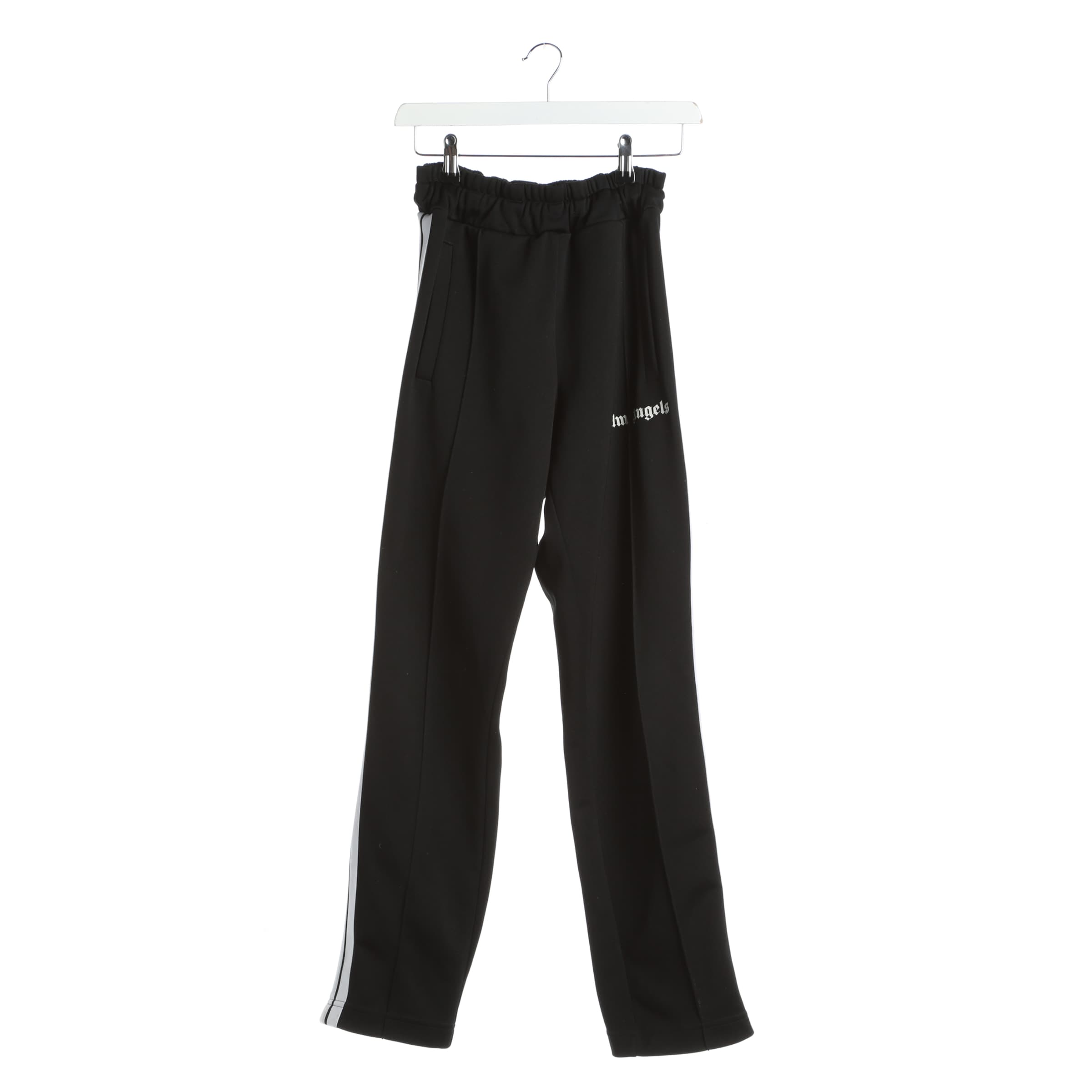 Palm Angels Pants in S in Black: front