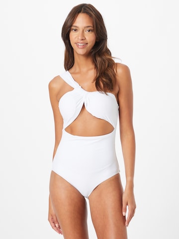 Maillot de bain Dorothy Perkins en blanc : devant