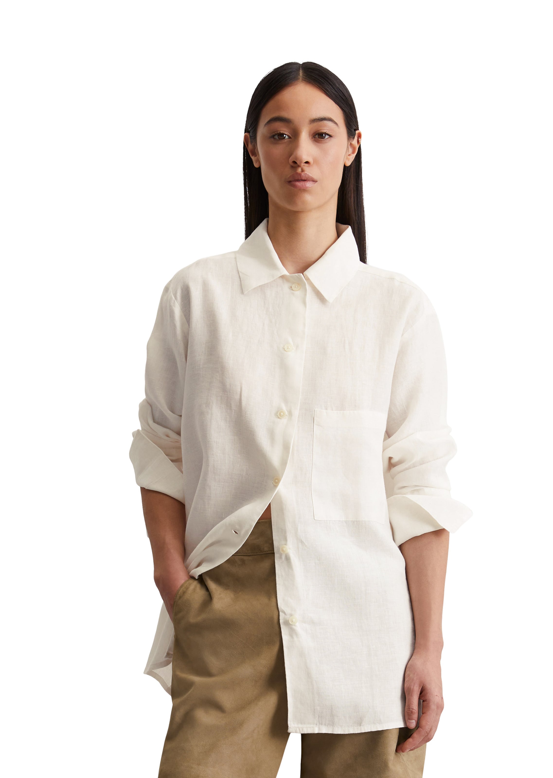 Marc O'Polo Blouse in White: front