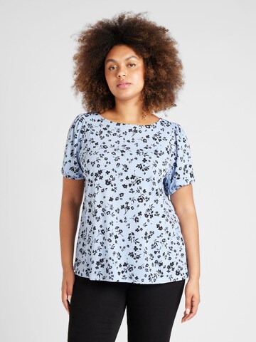 T-shirt 'VIGLENDA' EVOKED en bleu : devant
