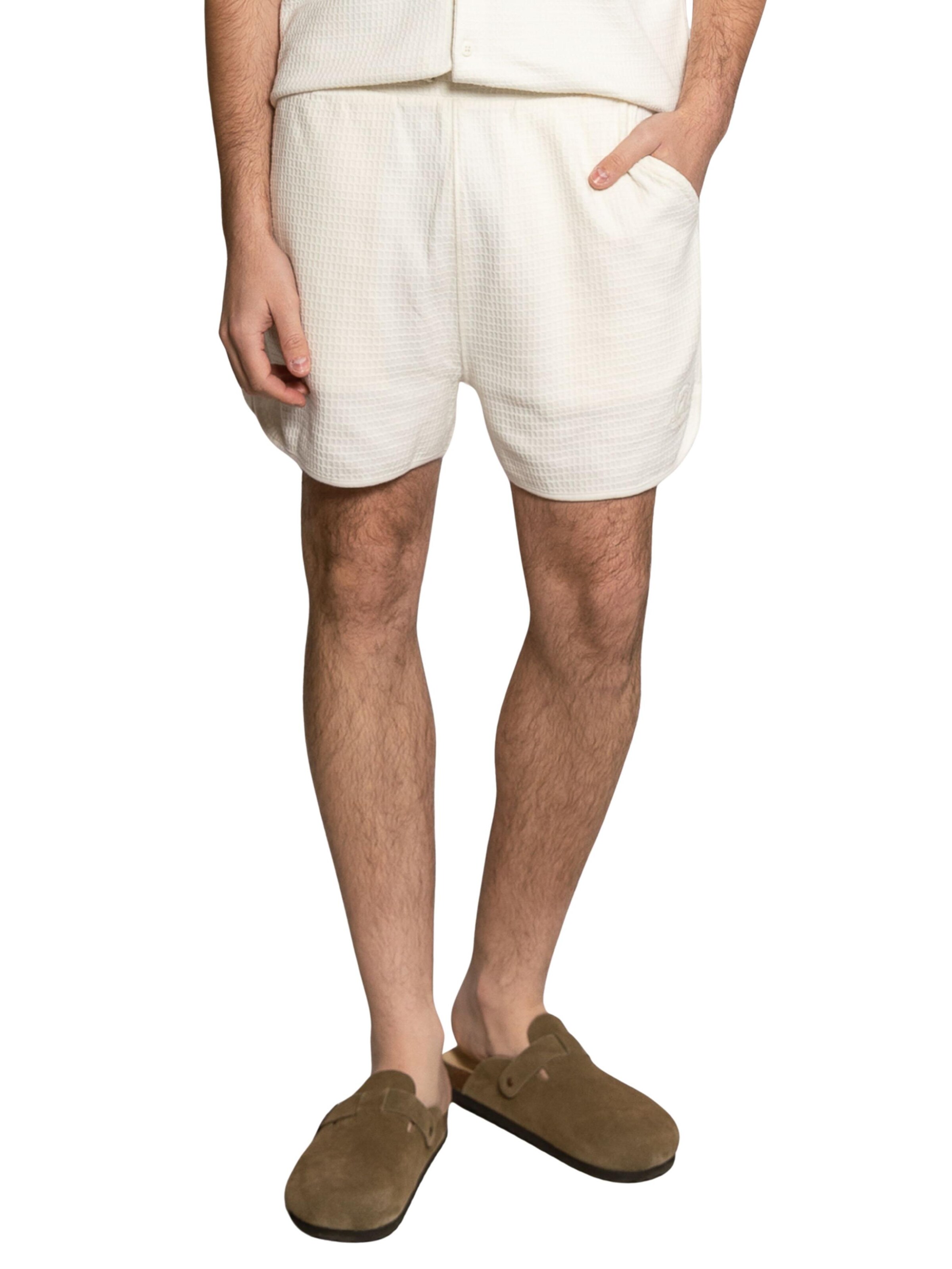 Pyjama court 'Vian' LDB en blanc