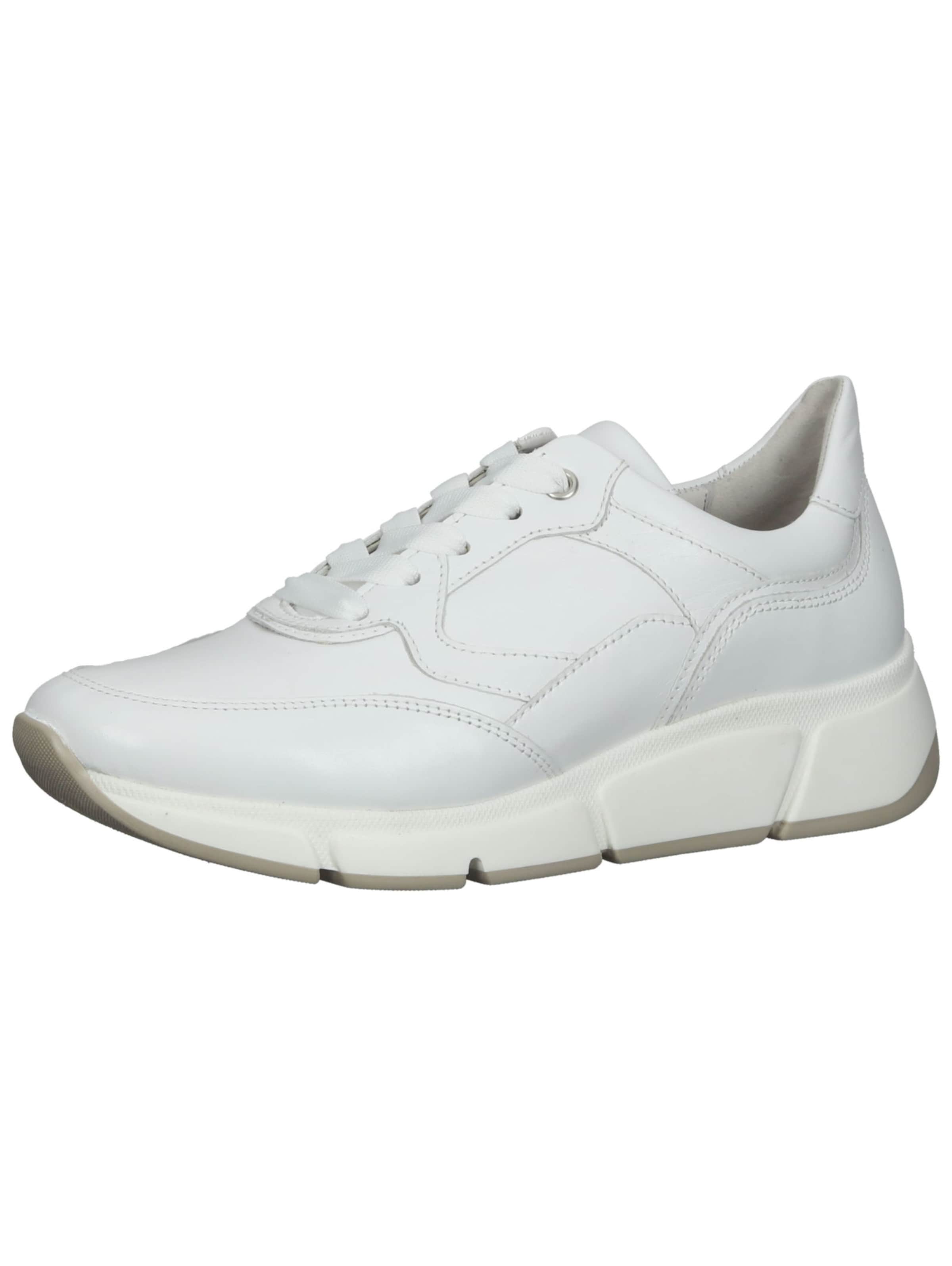 Baskets basses GABOR en blanc : devant
