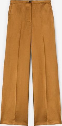 Wide leg Pantaloni di MOTIVI in giallo: frontale