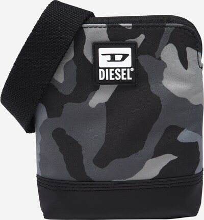 DIESEL Torba preko ramena 'VYGA' u antracit siva / bazalt siva / crna / bijela, Pregled proizvoda