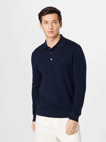 T-Shirt Polo Ralph Lauren en bleu : devant