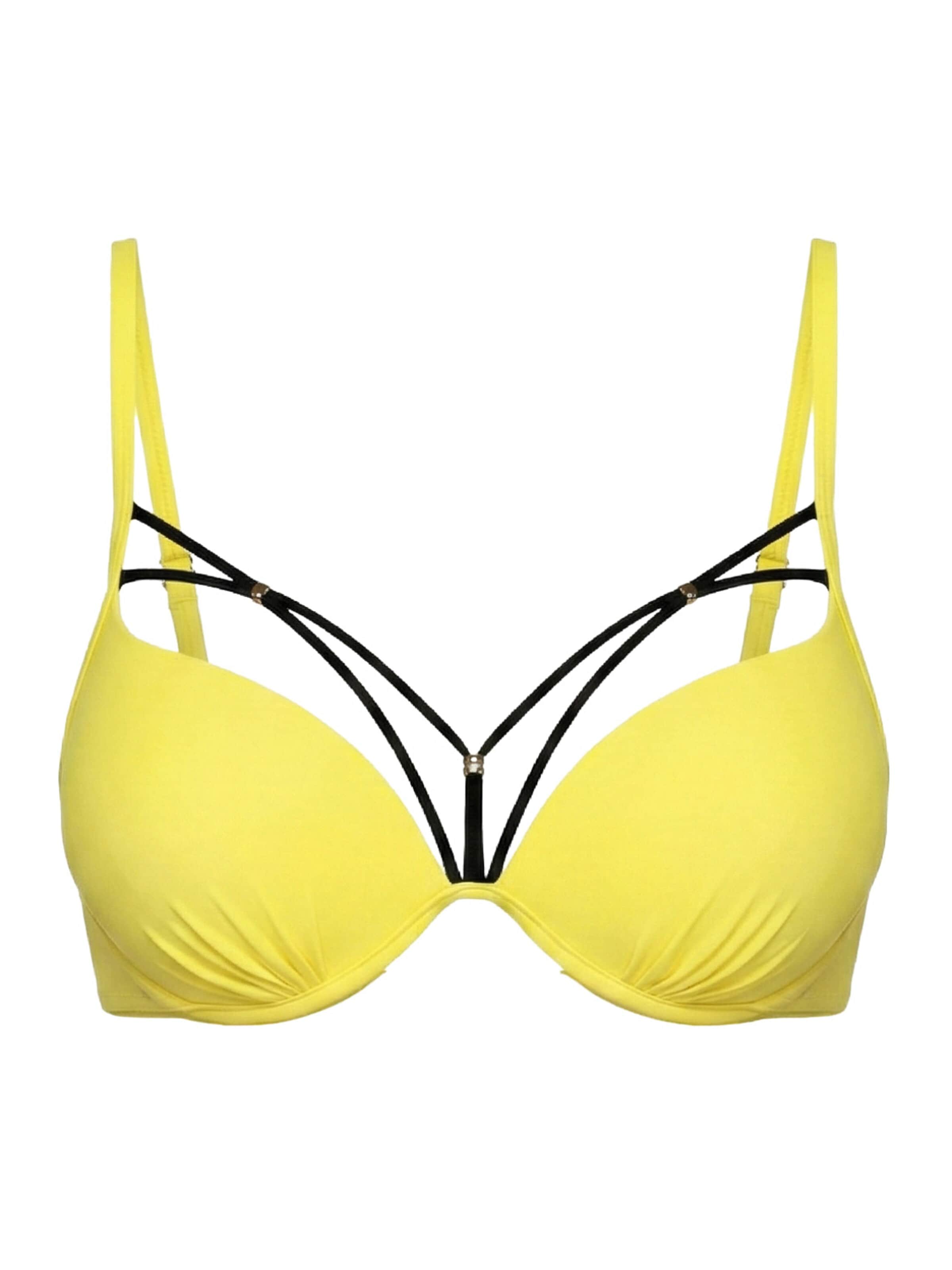 Marko Push-up Góra bikini 'Dakota M-811 (1)' w kolorze żółty: przód