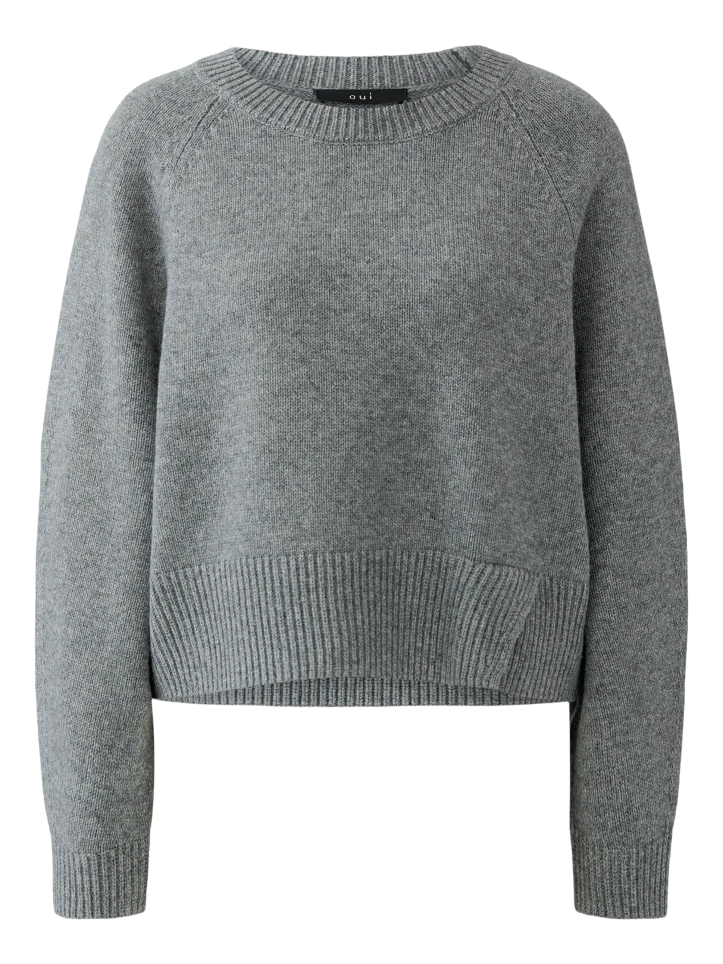 OUI Pullover in Grau: Vorderseite