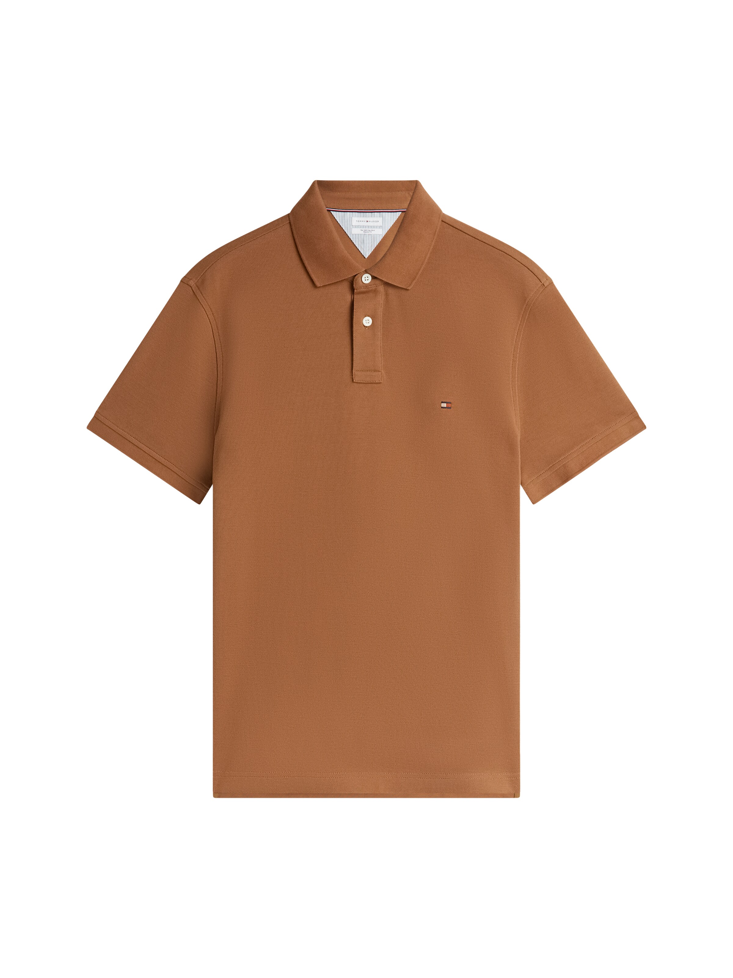 TOMMY HILFIGER Poloshirt '1985' in Braun: Vorderseite