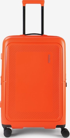 American Tourister Trolley 'Dashpop Spinner 67 EXP' in Orange: front