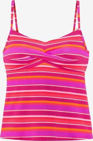 Bustino Top per tankini di s.Oliver in rosa: frontale