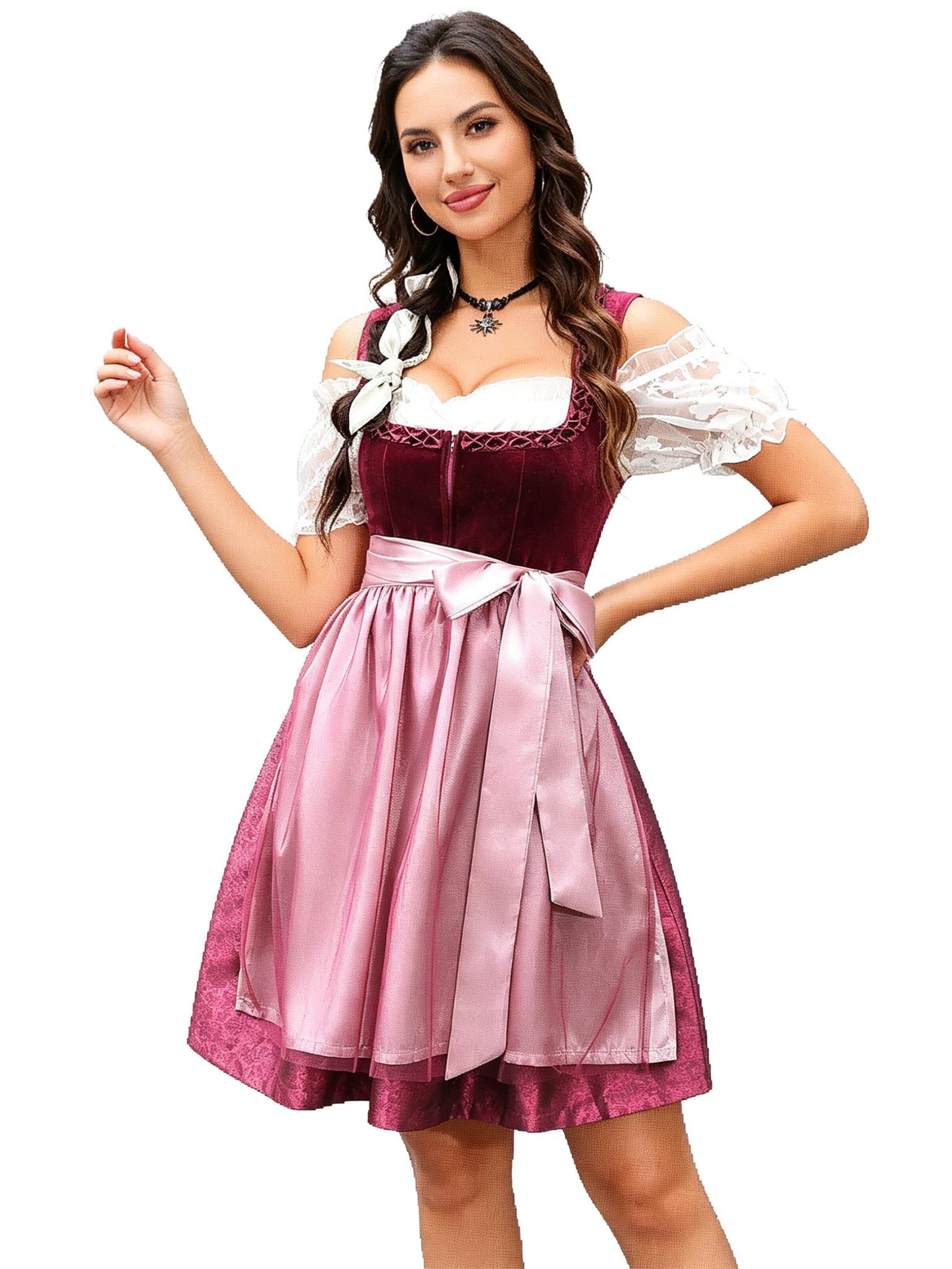 KoJooin Dirndl‌‌‌‌‌‌‌‌‌ in Rot