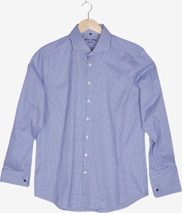 Christian Berg Button Up Shirt in XL in Blue: front