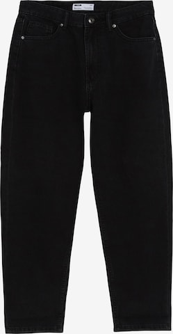 Loosefit Jeans de la Bershka pe negru: față
