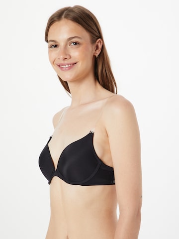 Hunkemöller Push-up Melltartó - fekete: elől