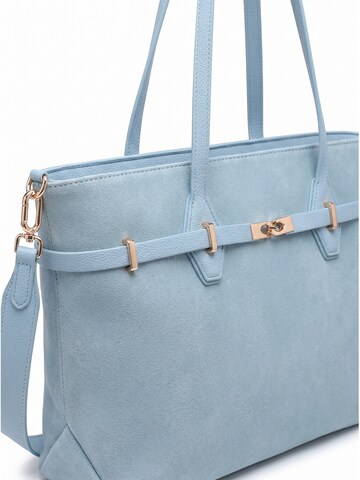 Borsa a mano 'Borsa a Mano Donna Ecopelle - Modello KSD52134 con Tracolla Staccabile' di Kassandra in blu
