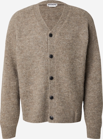 WEEKDAY Kampsun, värv beež: eest vaates