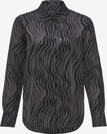 Camicia da donna 'Falkine' di OPUS in grigio: frontale