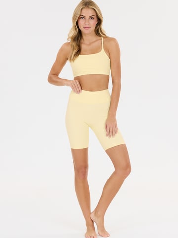 Athlecia Bralette Sports Bra 'Blossom' in Yellow