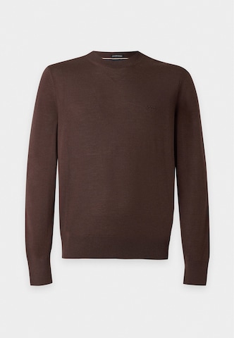 BOSS Sweter 'H-Leno-L' w kolorze brązowy: przód