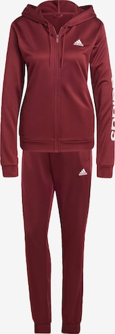 ADIDAS SPORTSWEAR Trainingspak 'Linear' in Rood: voorkant