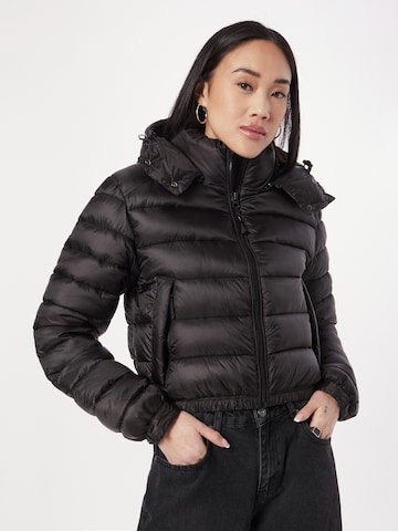 Veste mi-saison Superdry en noir : devant