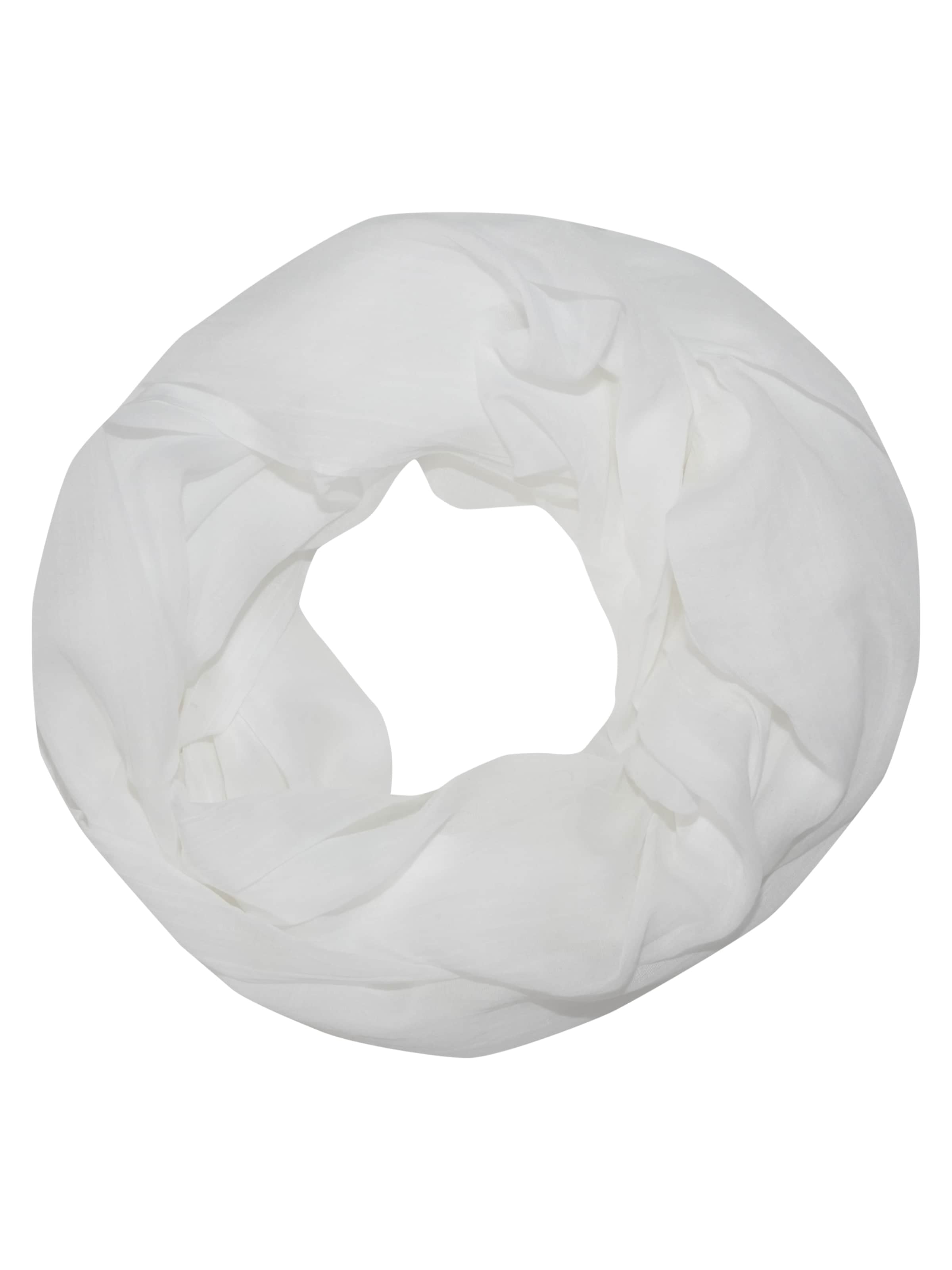 Écharpe tube 'Carina Uni' Seasons of April en blanc : devant