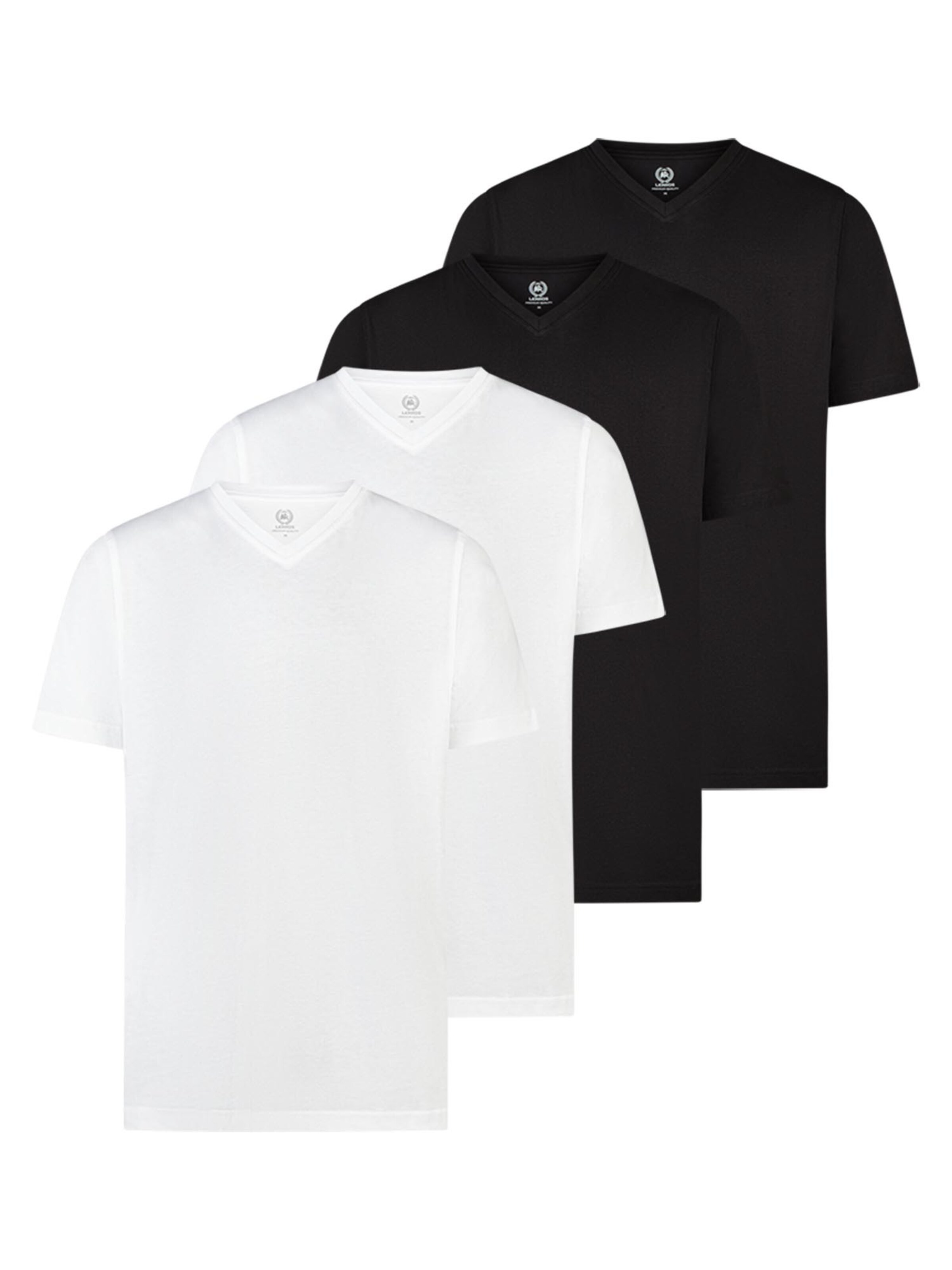 LERROS Shirt 'Basic'‌‌‌‌‌‌ in Schwarz: Vorderseite