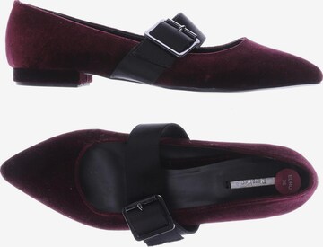 Bershka Flats & Loafers in 36 in Red: front