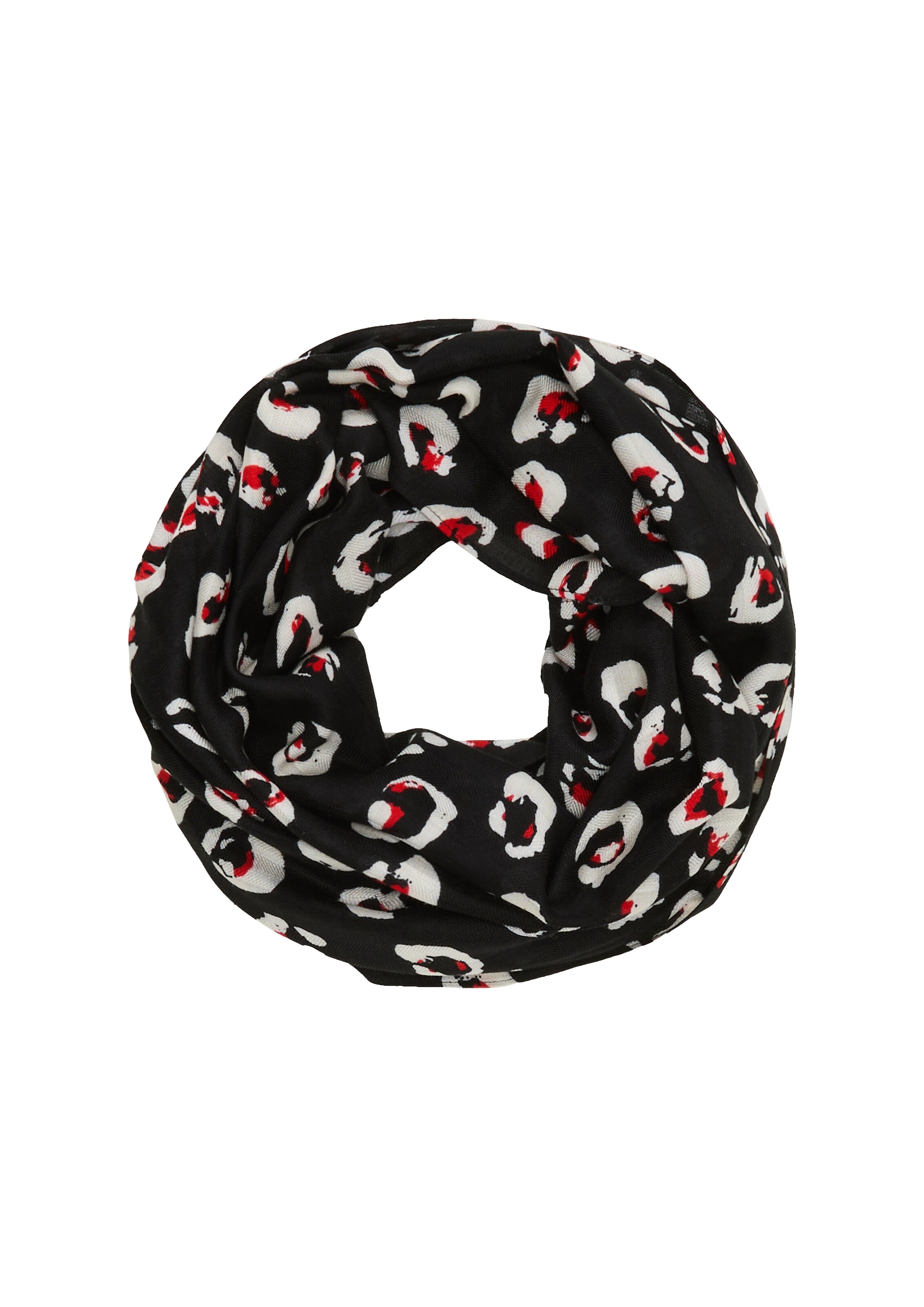 s.Oliver Schlauchschal in Schwarz: Vorderseite