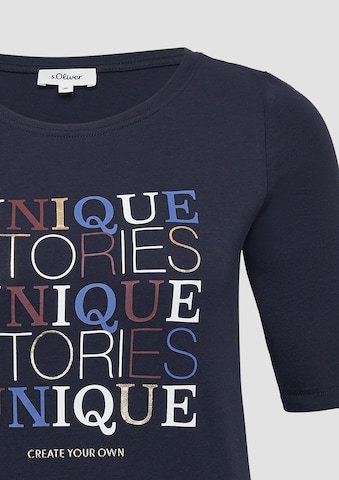 T-shirt s.Oliver en bleu