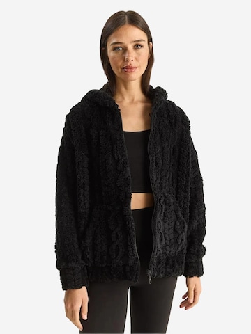 Cardigan Bianco Lucci en noir