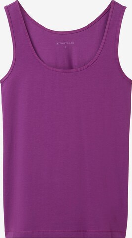 TOM TAILOR - Top em roxo: frente