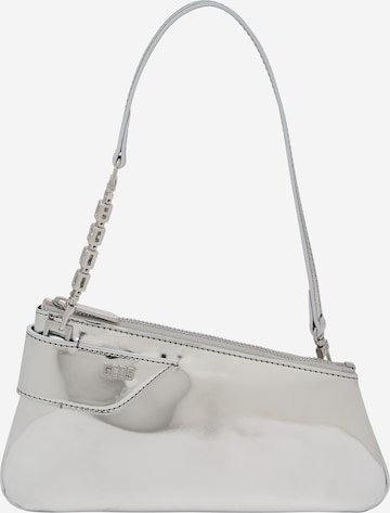 GCDS Shoulder Bag in Silver: front