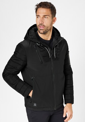 S4 Jackets Winterjacke in Schwarz: predná strana