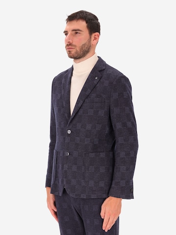 Distretto12 Regular fit Colbert 'Galles' in Blauw