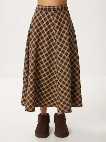 Gonna di Happiness İstanbul in marrone: frontale