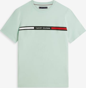 TOMMY HILFIGER Футболка в Зеленый: спереди
