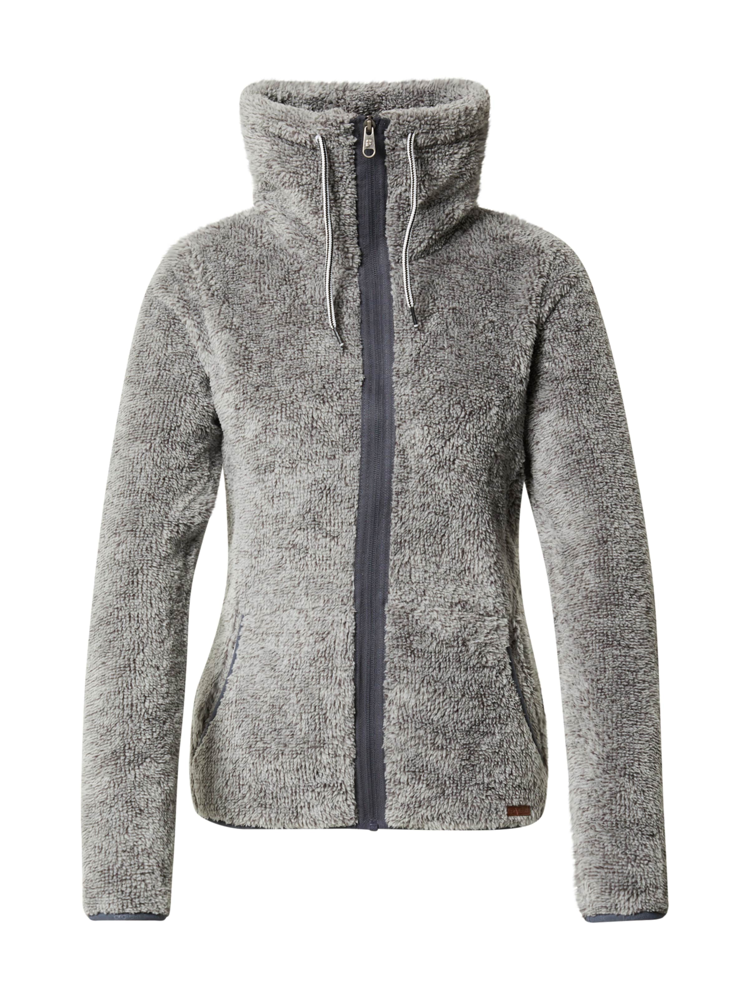 PROTEST Funktionsfleecejacke 'RIRI' in Grau: Vorderseite