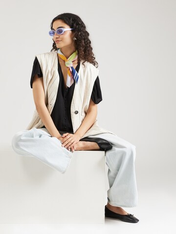VERO MODA Blúz 'VMKANVA' - fekete