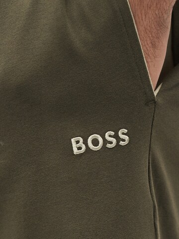 BOSS Панталон пижама 'Mix&Match' в зелено