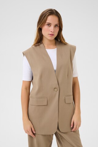 Kaffe Weste 'Amalie' in Beige: Vorderseite