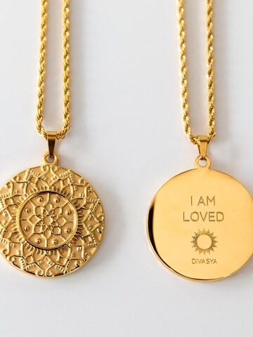 Divasya Necklace 'I am loved' in Gold