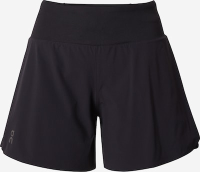 On Sportshorts in schwarz, Produktansicht