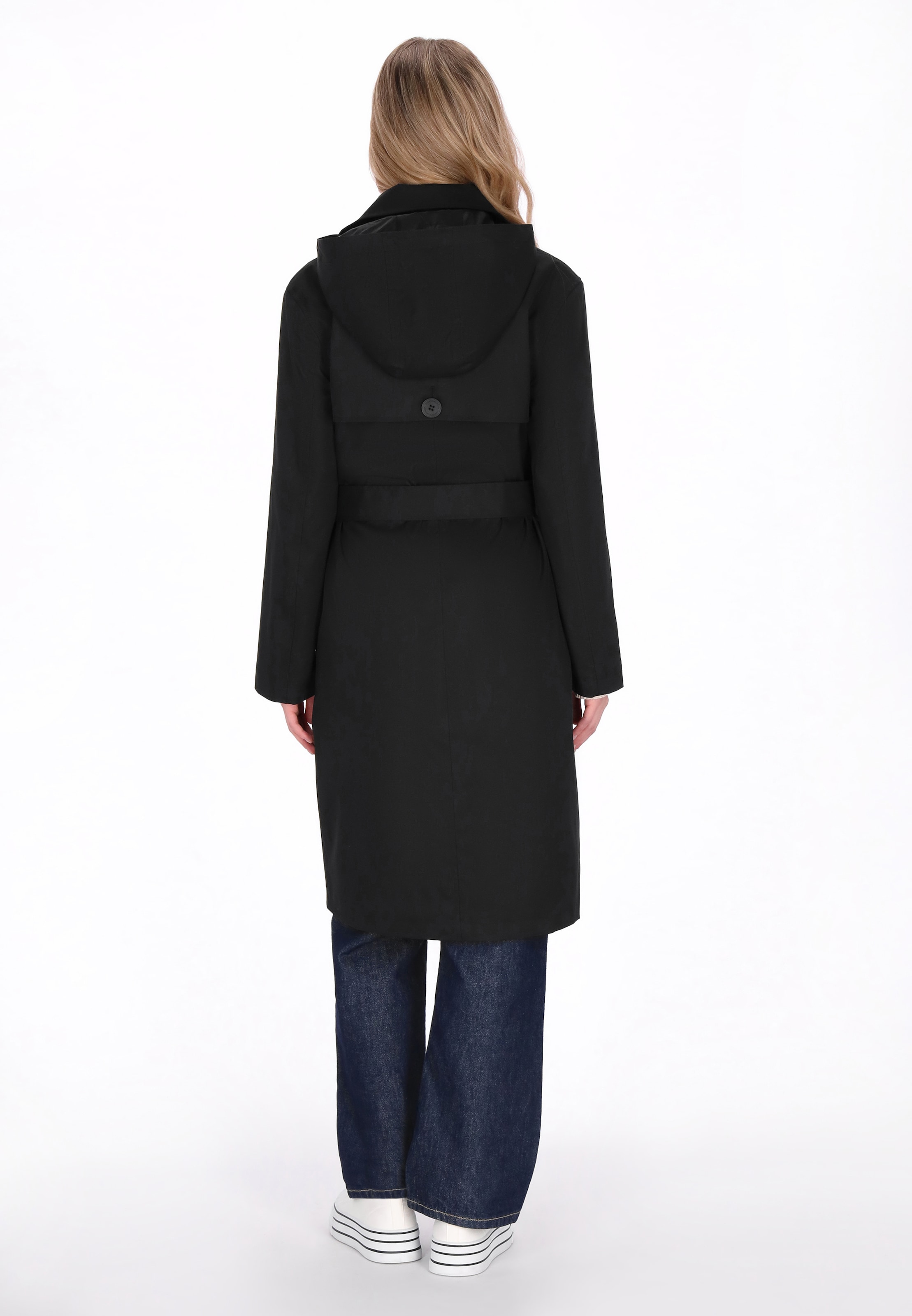 Schmuddelwedda - Abrigo funcional en negro