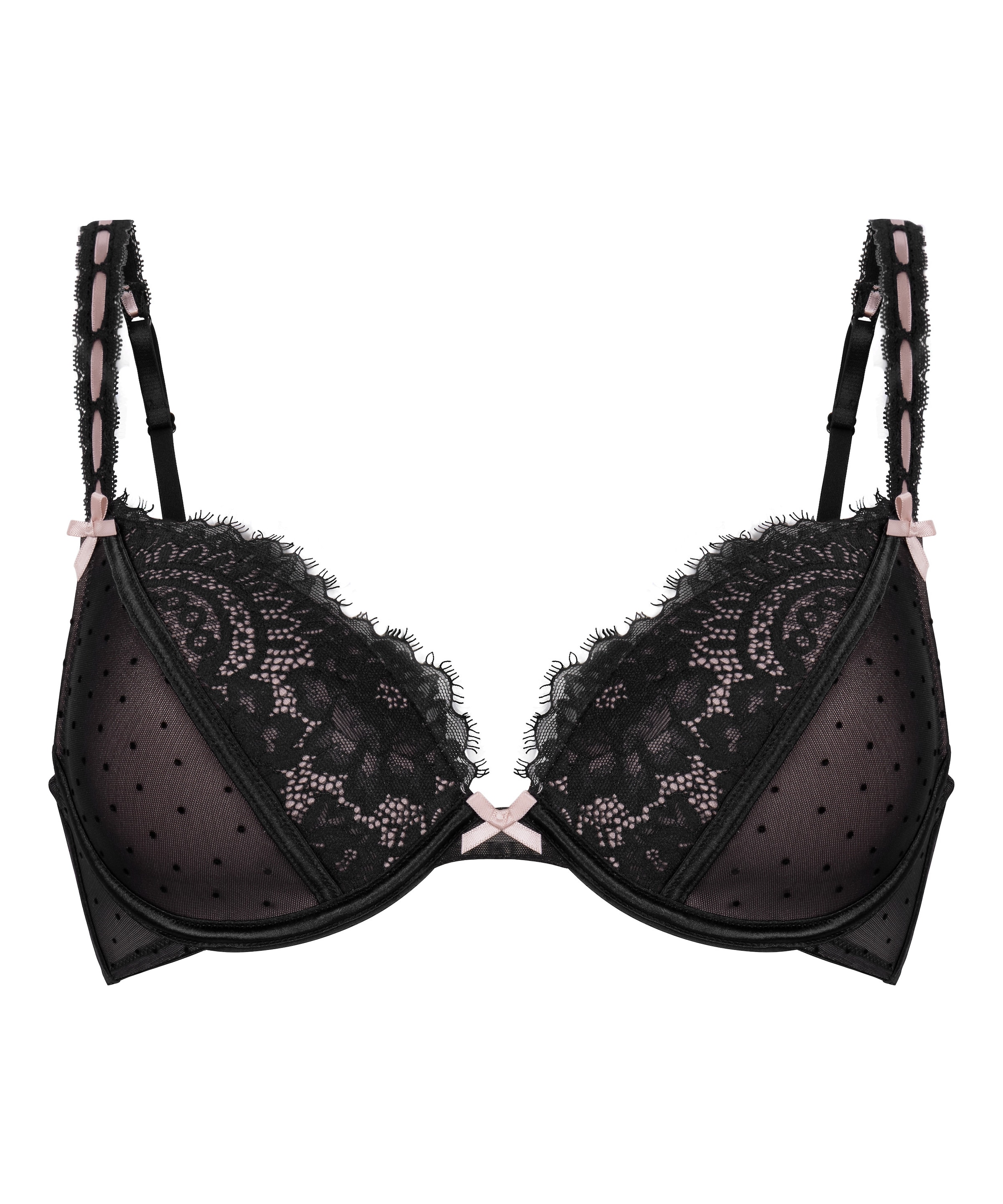Soutien-gorge Hunkemöller en noir : devant