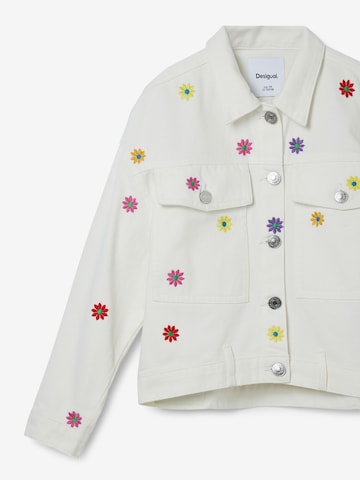 DesigualPrijelazna jakna 'Daisy' - bijela boja