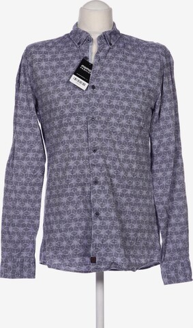 STRELLSON Button Up Shirt in M in Purple: front
