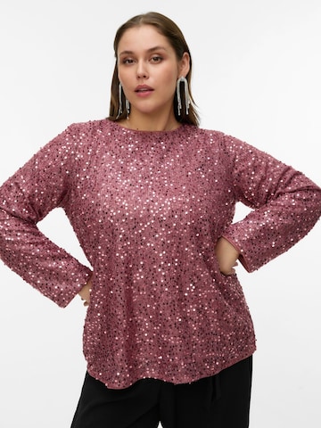 Vero Moda Curve Blouse 'VMCNaja' in Pink: front