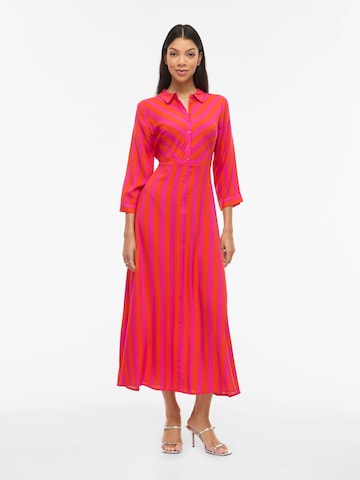 VILA - Vestido camisero 'VIAya Paya' en naranja: frente