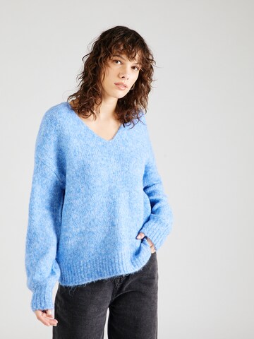 Pull-over 'Sarla' Kaffe en bleu : devant